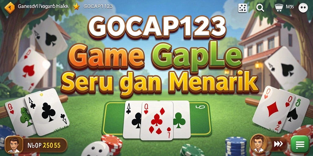 Tampilan gameplay Gaple yang menarik dan interaktif.