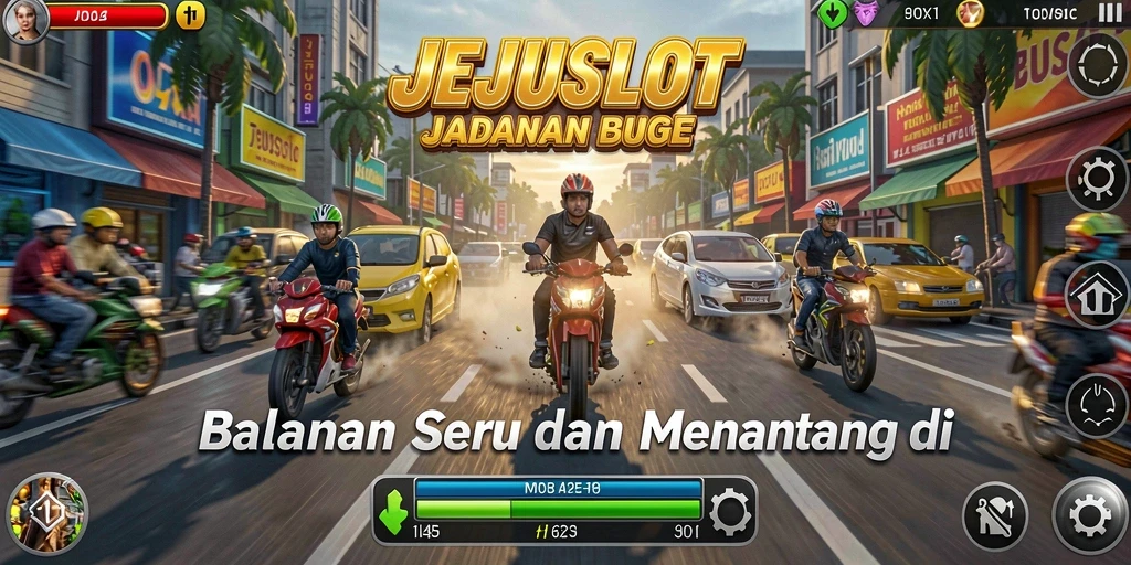 Gameplay seru balapan mobil di JEJUSLOT