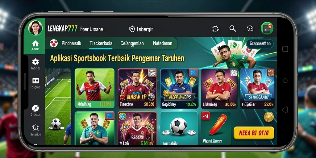 Screenshot gameplay aplikasi Sportsbook LENGKAP777 yang menarik.