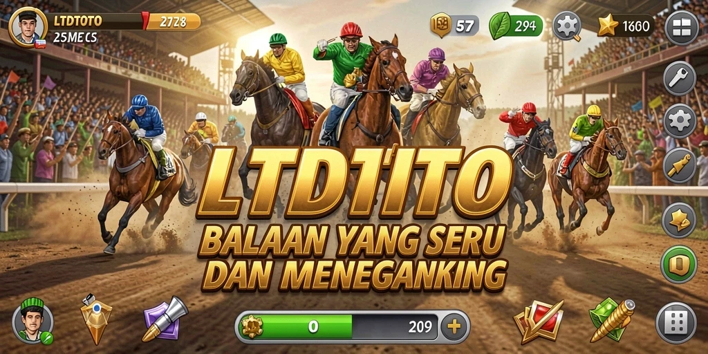 Gameplay LTDTOTO menampilkan aksi balapan yang mengesankan dan mendebarkan.