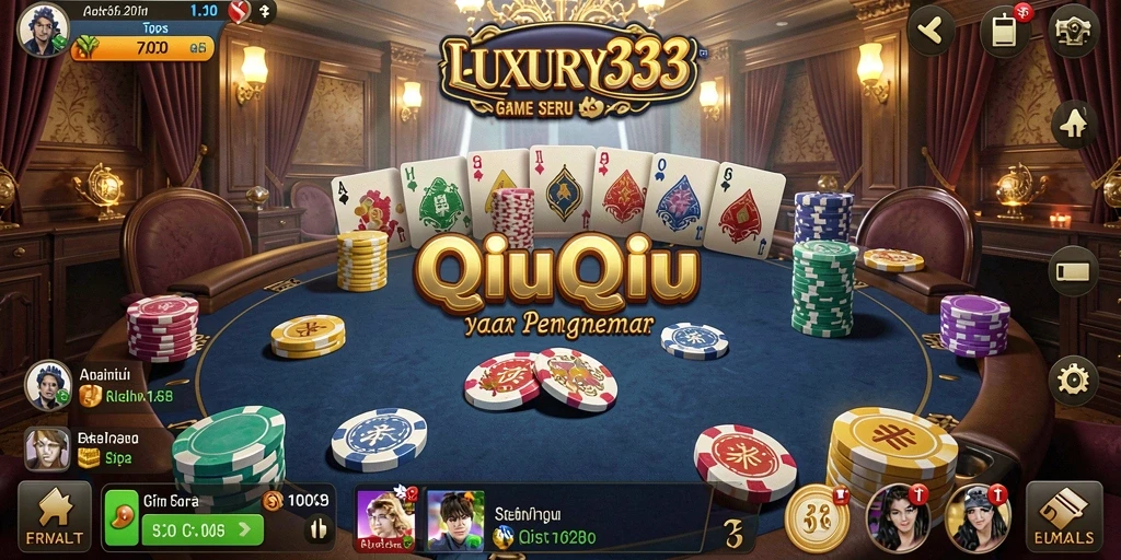 Tampilan gameplay menarik di LUXURY333 yang memukau.
