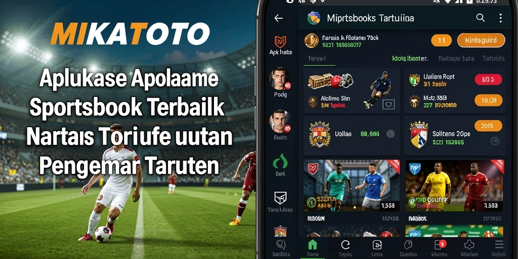 Tampilan gameplay MIKATOTO yang menegangkan dalam taruhan olahraga.