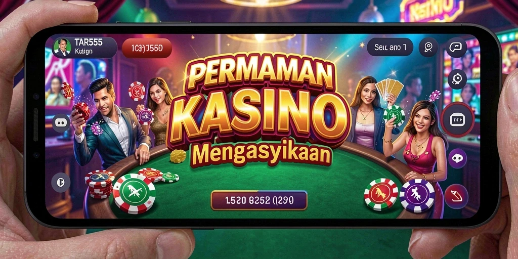 Tampilan gameplay Kasino yang menarik dan menghibur.