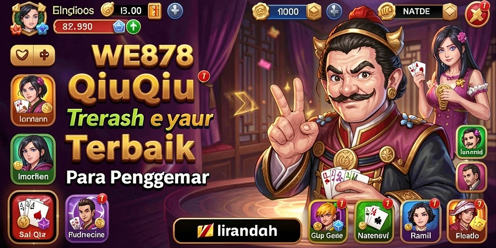Screenshot WE878 menampilkan serunya gameplay QiuQiu.