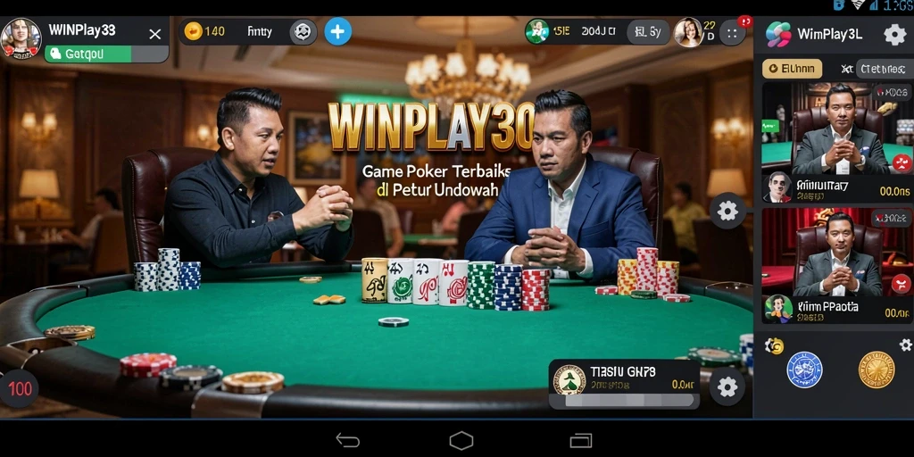 Menampilkan gameplay Poker yang seru dan mendebarkan.