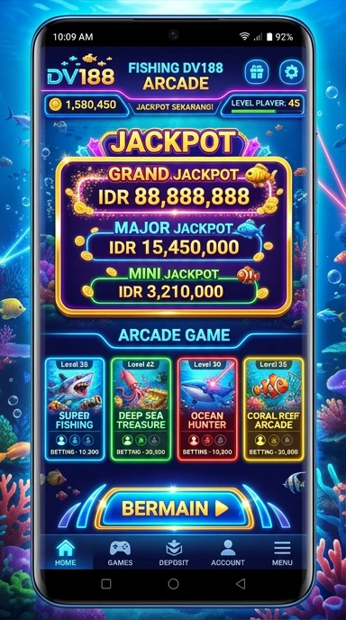 Screenshot dari daftar aplikasi terbaru di dv188.